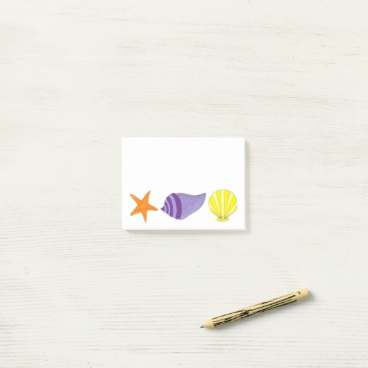スターフィッシュシェルシーシェルビーチポストイットノート ポストイット (デスク上)