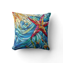 スターフィッシュシーシェルビーチステンドグラス海岸