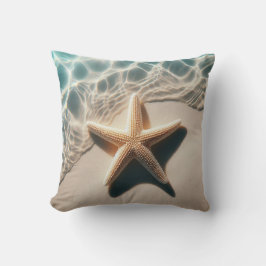 スターフィッシュシーシェルベージュトロピカルビーチ海 クッション