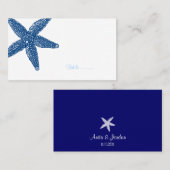 スターフィッシュシーシェル座席表 プレイスカード (正面/裏面)