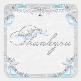 スターフィッシュジェムステッカー スクエアシール