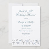 スターフィッシュジャックンジルウェディングシャワー招待状 招待状 (正面)