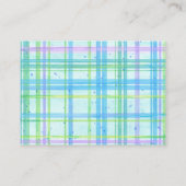 スターフィッシュタコシーホースビーチガールベビーシャワー エンクロージャーカード (裏面)