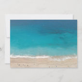 スターフィッシュツリービーチクリスマスパーティの招待状 招待状 (裏面)