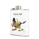 スターフィッシュドリンクフラスコ付きブルネットマーメイド フラスク (左)