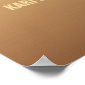 スターフィッシュネッティングビーチ結婚式ウェルカムサイン |砂 ポスター (角)