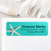 スターフィッシュバーガービーチ |ティール(緑がかった色) ラベル (インサイチュ)