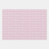 スターフィッシュパターングレーベージュすべての行事 ラッピングペーパーシート (正面)