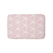 スターフィッシュパター航海のンズピンクピーチホワイトビーチ バスマット (正面)