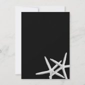 スターフィッシュパーティーおもしろいリハーサルディナー招待状 招待状 (裏面)