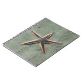 スターフィッシュパープルシースターオンビーチ ノートブック (左側)