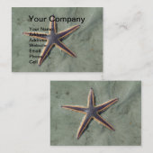 スターフィッシュパープルシースターオンビーチ 名刺 (正面/裏面)