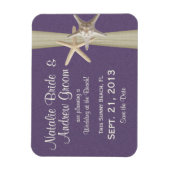 スターフィッシュパープル保存日 マグネット (縦)