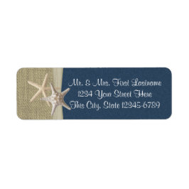 スターフィッシュビーチとバーラップ海軍 ラベル