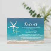 スターフィッシュビーチウェディングの詳細 エンクロージャーカード (スタンド正面)