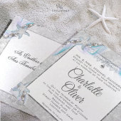 スターフィッシュビーチウェディング招待状 招待状