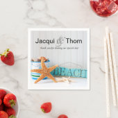 スターフィッシュビーチカクテルパーティー スタンダードカクテルナプキン (インサイチュ)