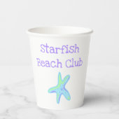 スターフィッシュビーチクラブ 紙コップ (裏面)