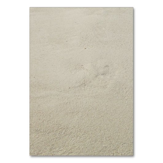 スターフィッシュビーチサンド名エスコートカード テーブルナンバー (裏面)