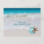 スターフィッシュビーチシーズアンドグリーティングホリデーポストカード ポストカード (正面)