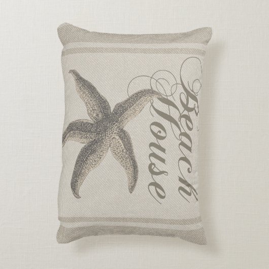 スターフィッシュビーチハウスシーショアコースト アクセントクッション (裏面(縦))