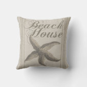 スターフィッシュビーチハウスシーショアコースト クッション (裏面)