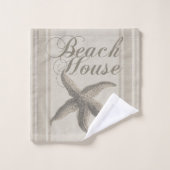 スターフィッシュビーチハウスシーショアコースト バスタオルセット (ウォッシュタオル)