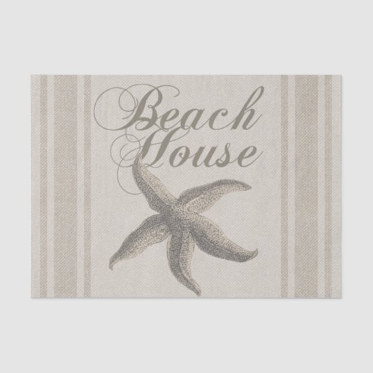 スターフィッシュビーチハウスシーショアコースト 薄葉紙 (正面)