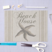 スターフィッシュビーチハウスシーショアコースト 薄葉紙 (クラフト)