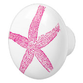 スターフィッシュビーチホットピンクガールズ子供部屋デコーカスタムル セラミックノブ (右)