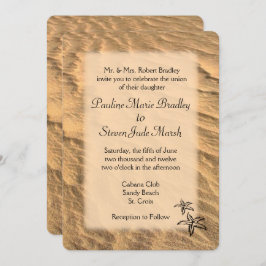 スターフィッシュビーチ先結婚式 招待状