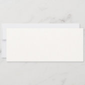 スターフィッシュビーチ搭乗パス結婚式招待状 招待状 (裏面)