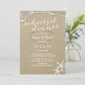 スターフィッシュビーチ結婚式リハーサルディナー 招待状 (スタンド正面)