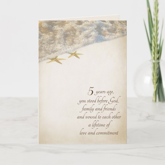 スターフィッシュビーチ5周年記念カード カード (正面)