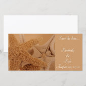 スターフィッシュフォトカードの日付を保存する セーブザデート (正面/裏面)