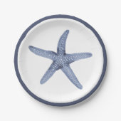 スターフィッシュブルー航海のパーティープレート ペーパープレート (正面)