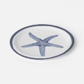 スターフィッシュブルー航海のパーティープレート ペーパープレート (アングル)