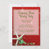 スターフィッシュホリデーオフィスパーティーレッドグリーン シーズンカード (正面)