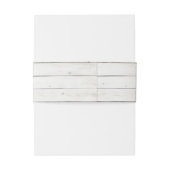 スターフィッシュホワイトウォッシュウッドビーチ結婚式コレクション 招待状ベリーバンド (裏面例)