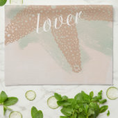 スターフィッシュミント海 キッチンタオル (折り畳み)