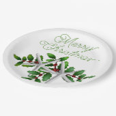 スターフィッシュメリークリスマスパーティー紙プレート ペーパープレート (アングル)