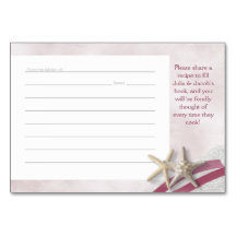 スターフィッシュリボン及びレースレシピカード