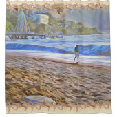 スターフィッシュロスムエルトスビーチ786 シャワーカーテン (正面)