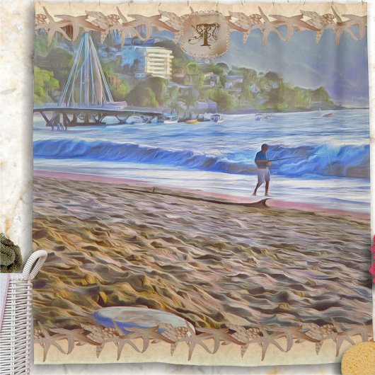 スターフィッシュロスムエルトスビーチ786 シャワーカーテン