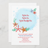 スターフィッシュ招待状 招待状 (正面/裏面)