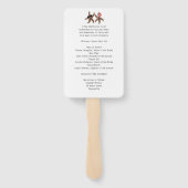 スターフィッシュ新郎新婦ホワイトファンプログラム ハンドファン (裏面)