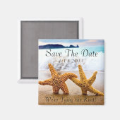 スターフィッシュ日付磁石を保存 マグネット (正面/裏面)