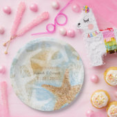 スターフィッシュ沿岸ビーチをテーマにしたイベント紙プレート ペーパープレート (パーティー)