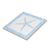 スターフィッシュ沿岸ビーチブルーホワイトデ航海のコール タイル (側面)