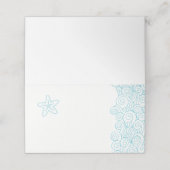 スターフィッシュ波スワールアクアビーチゲスト座席表 プレイスカード (外部開封)